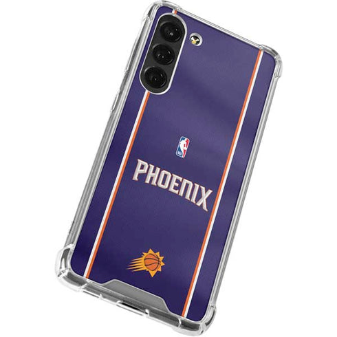 NBA Phoenix Suns Jersey Galaxy S24 FE Clear Case